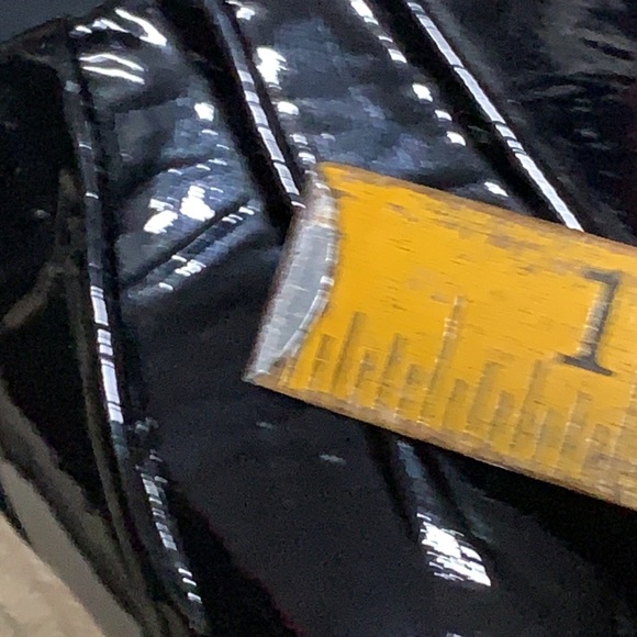 Prada Patent Leather Black Classic Pumps Stilettos Shoes Sz 38.5 - Picture 7 of 12